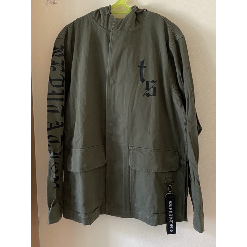 Olive tour jacket deals with snake design