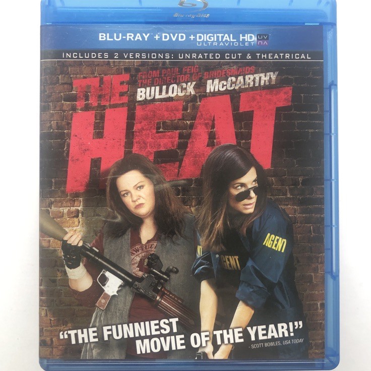 The Heat Blu-ray Movie (Unrated Cut and Theatrical Versions) | Shopee ...