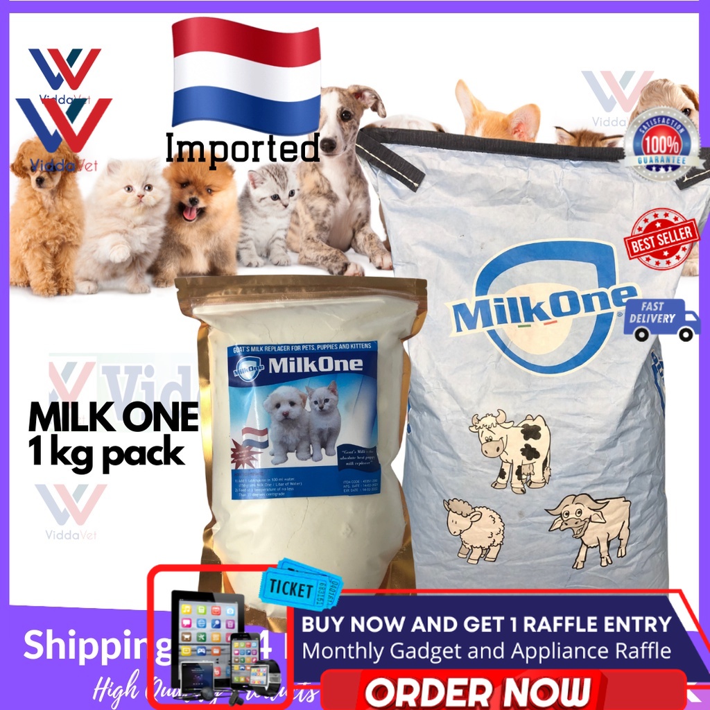 1kg MILK ONE Goat's milk replacer for Pets / Animals Dogs Cats