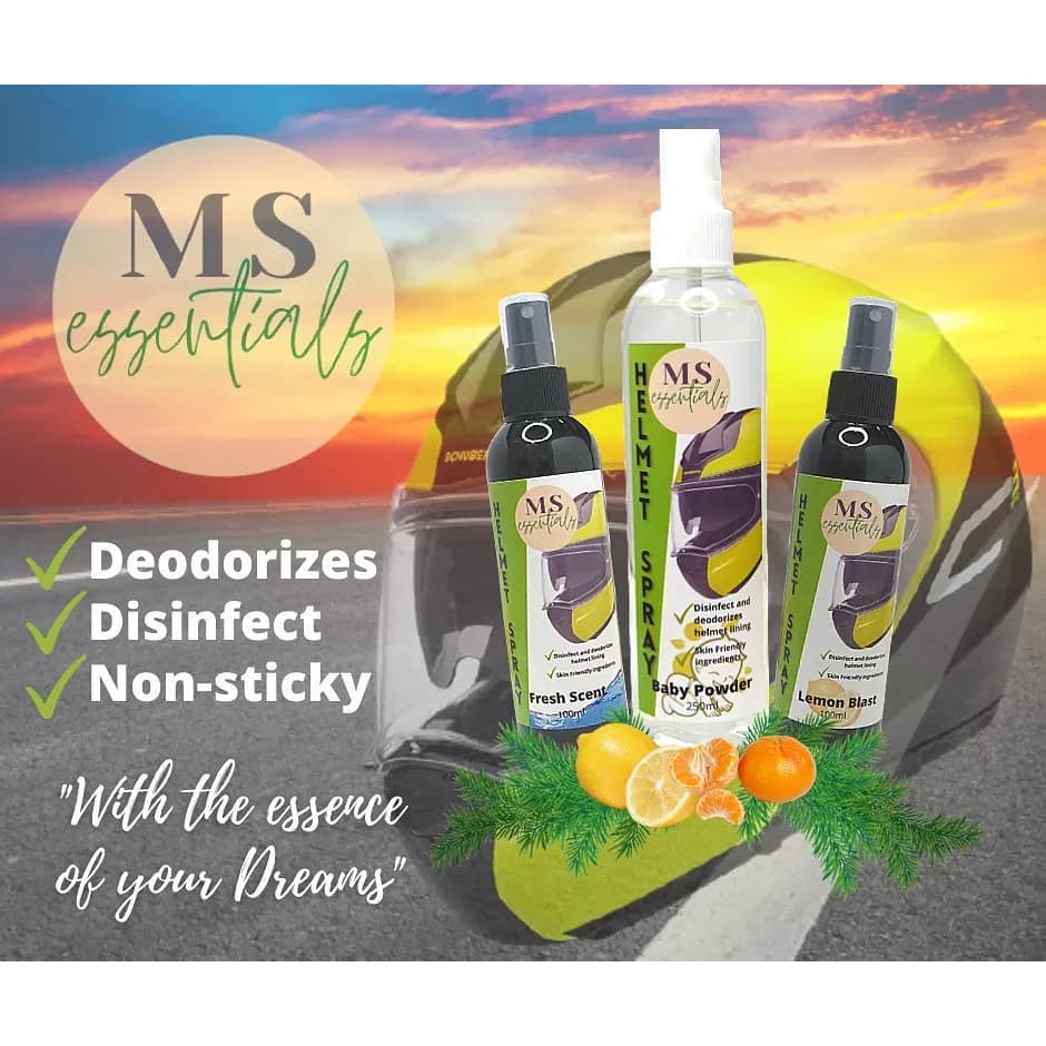 Helmet Deodorizer Spray 100ml/250ml Shopee Philippines