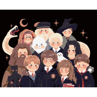 DROFE 40x50cm Harry Potter Paint By Number Wall Art Birthday