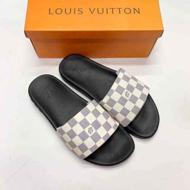 Louis Vuitton Black/White Pool Pillow Mule Slides, 39