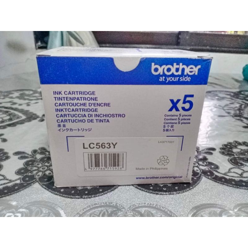 BROTHER INK CARTRIDGE LC563 (Magenta,Black,Yellow,Cyan) | Shopee ...