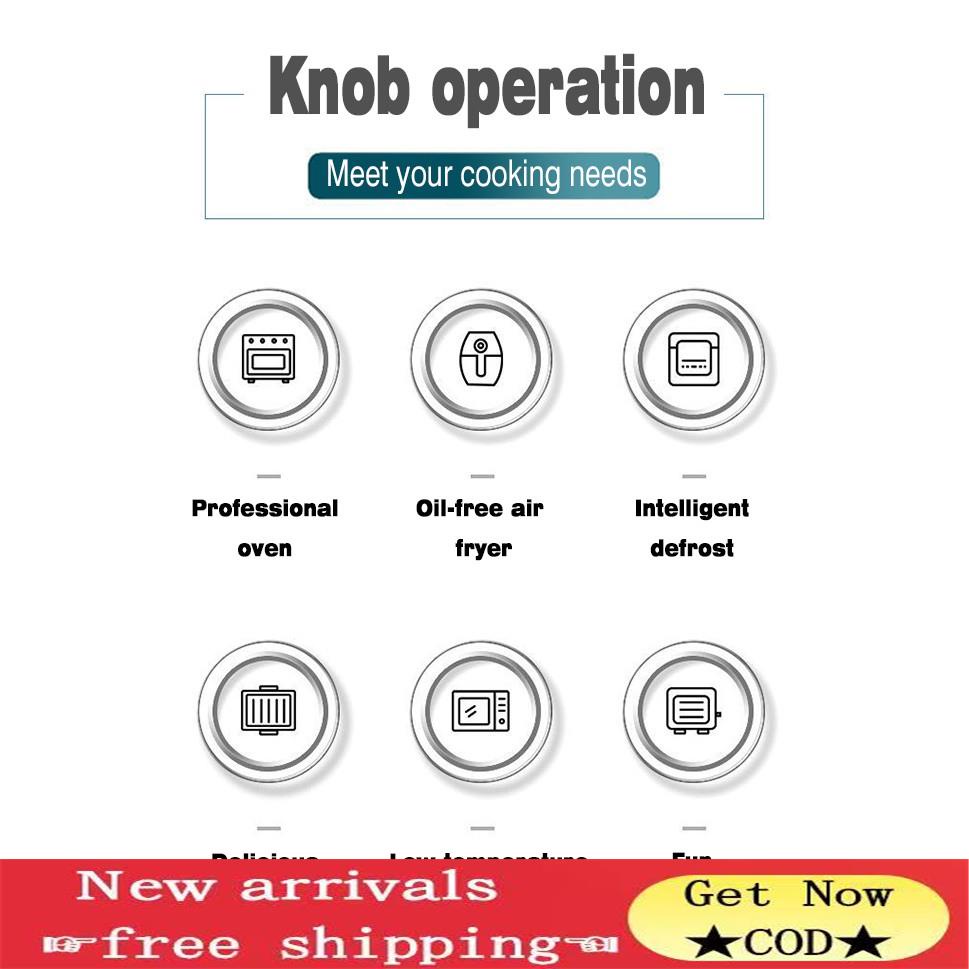 COD（In stock）22L Air Fryer Oven Toaster Rotisserie and Dehydrator
