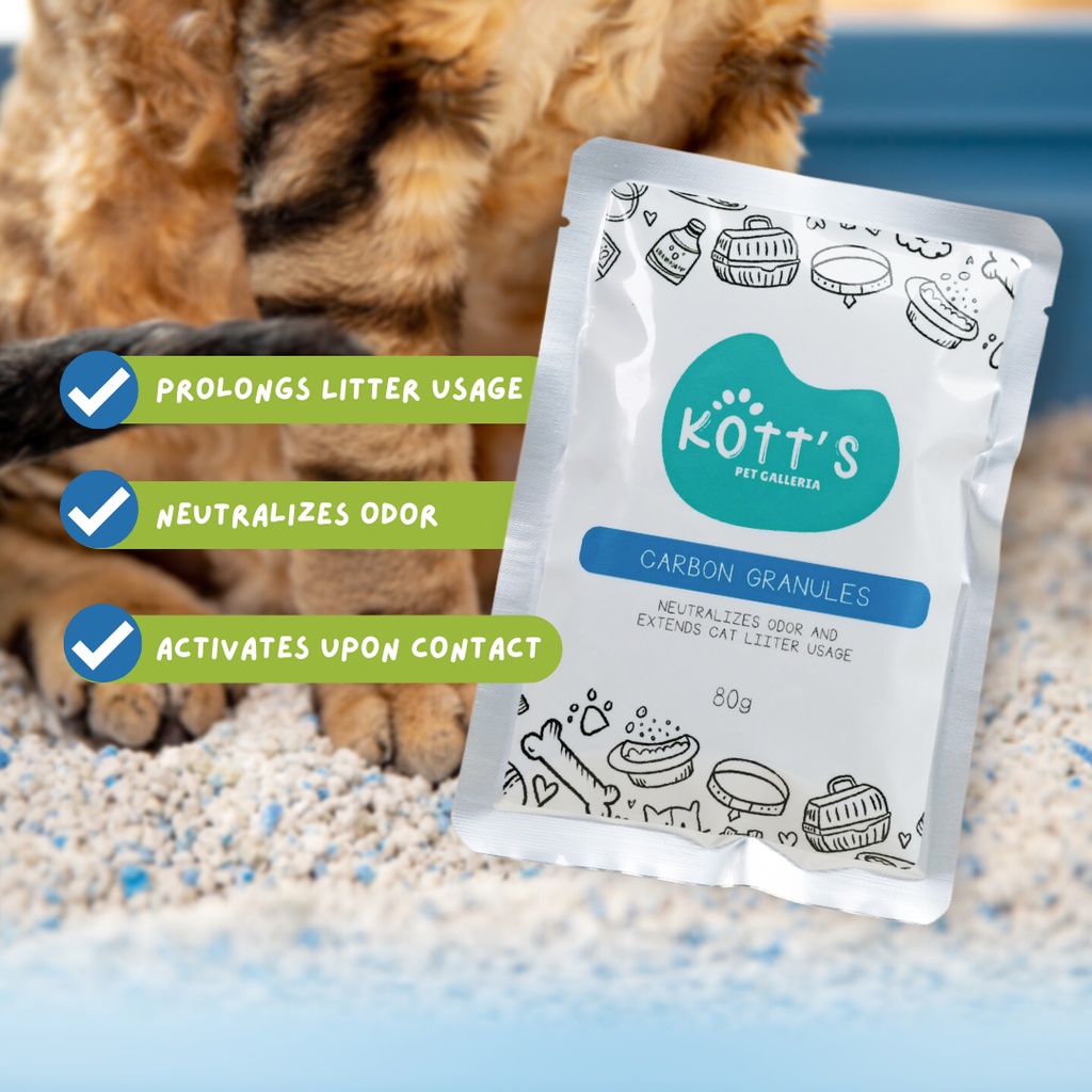 Picture of Kott’s Carbon Granules Cat Litter Deodorizer and Odor Remover | Shopee ...