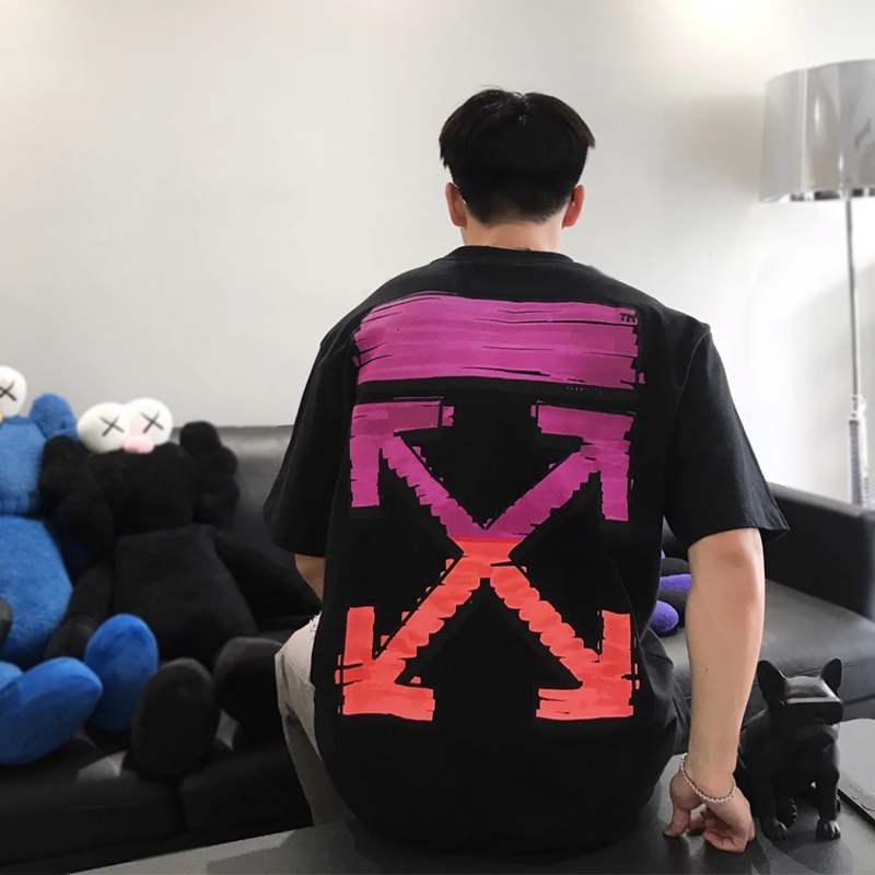 Off white clearance purple t shirt