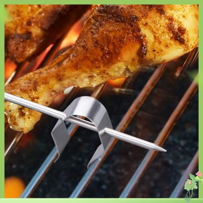 MY Stainless Steel Thermometer Probe Clip Holder Grill Thermometer Clip
