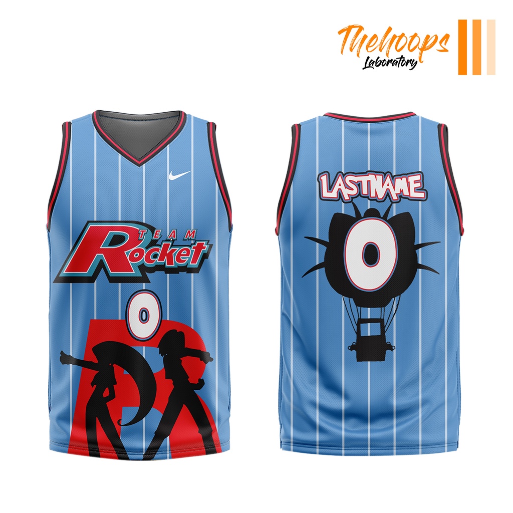 THL X NBA Pokemon Team Rockets Basketball Concept Jersey Full ...