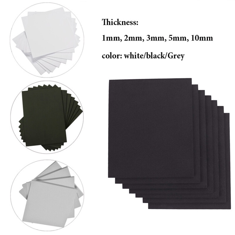 1 Piece Black/Grey/White Eva Foam Board Foam Craft Eva Board Hand Model ...