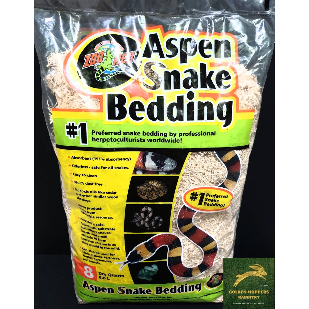 Zoo Med Aspen Snake Bedding (8.8L) Shopee Philippines