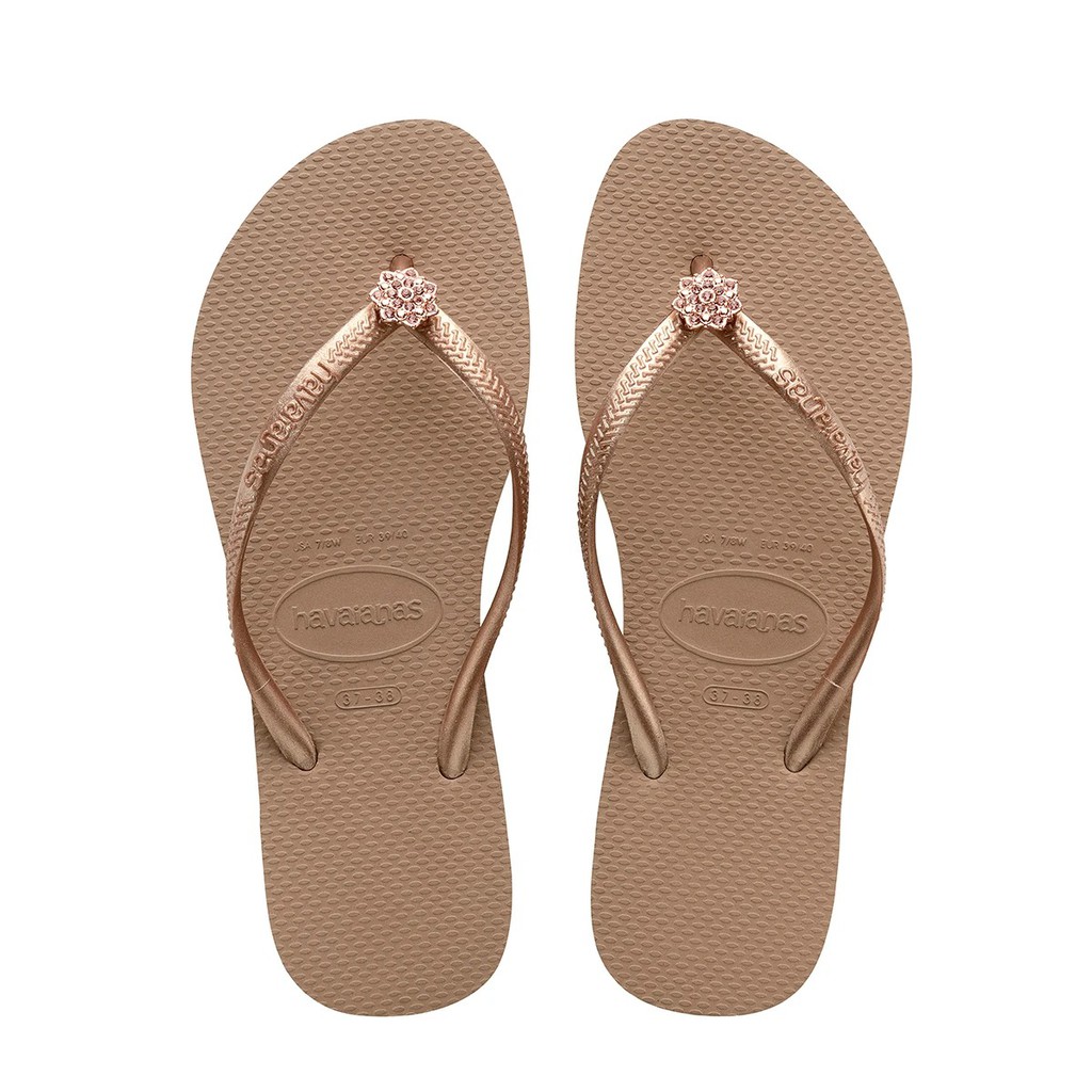 Havaianas Slim Crystal Poem Flip Flops Shopee Philippines