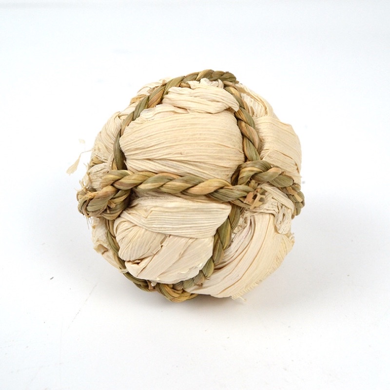 GUGUpet natural molar chew grass ball toys 7cm dia. for rabbit hamster