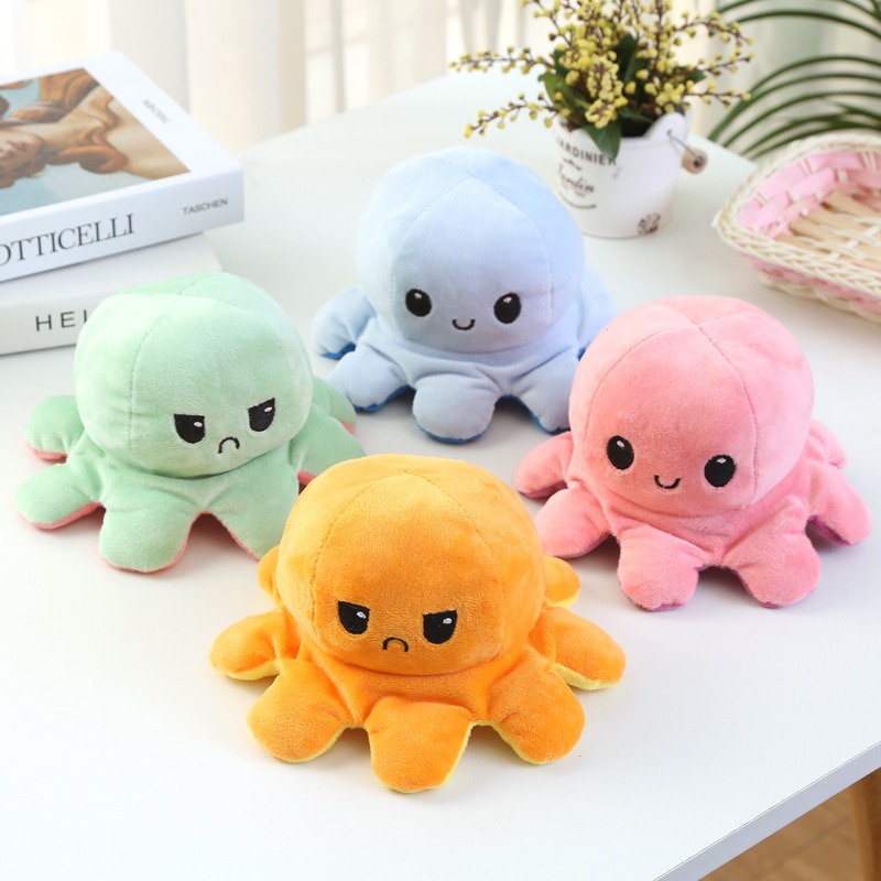 Pulpo Reversible DoubleSided Cute Octupus Peluche Reversible Octopus