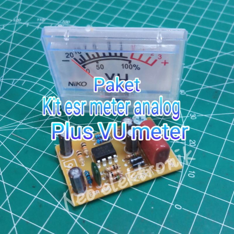 Analog esr meter kit Package plus vu meter Shopee Philippines