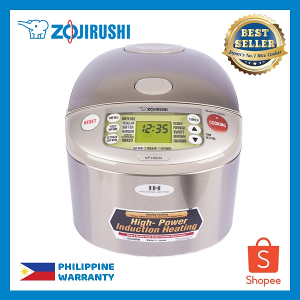 Zojirushi NPHBQ18 10 Cup Induction Heating Rice Cooker Shopee