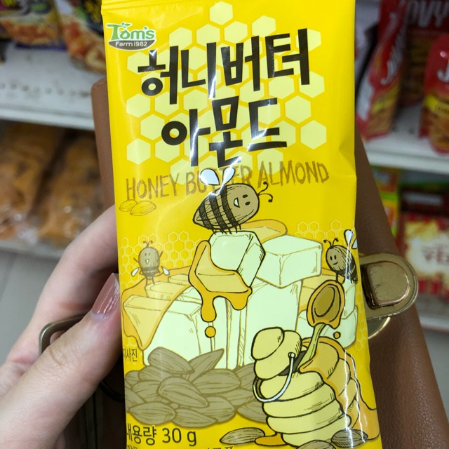 Tom's Farm Honey Butter Almond 30 grams Shopee Philippines