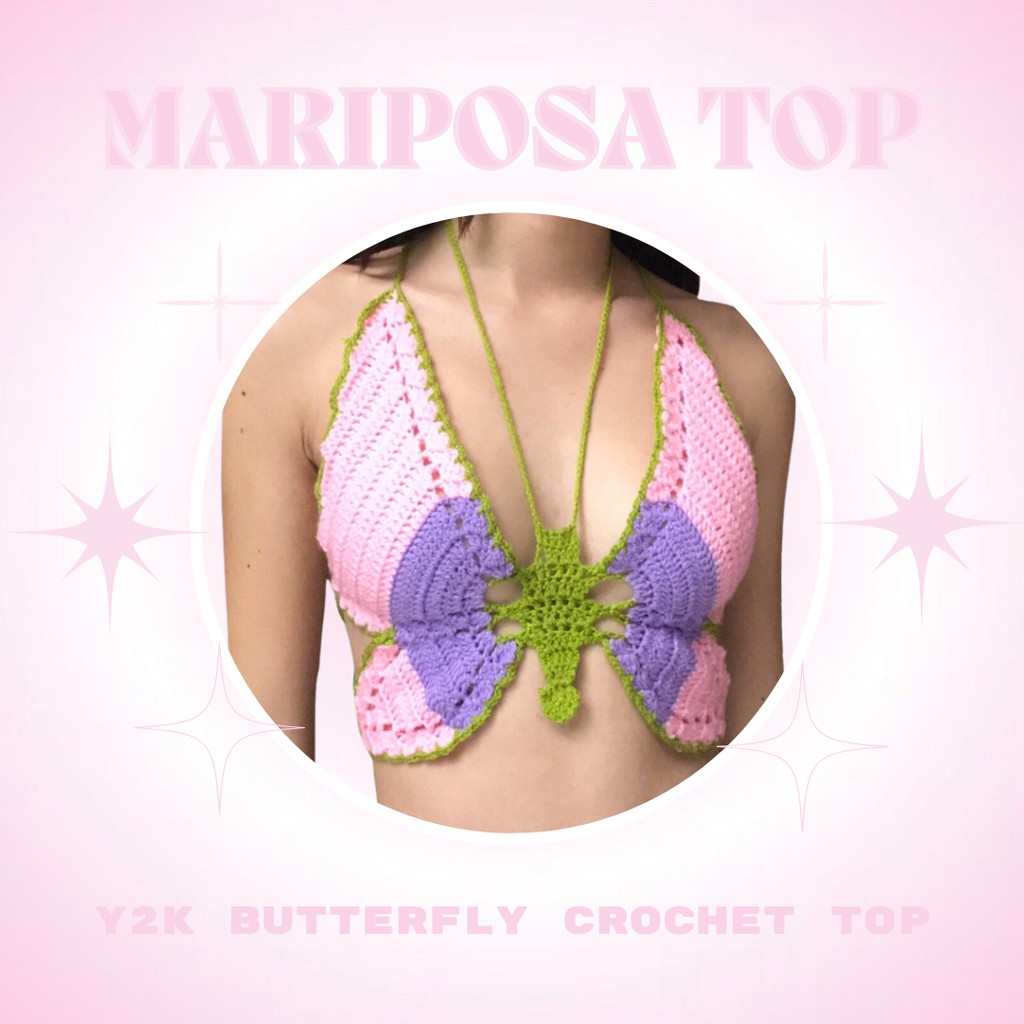Mariposa Crochet Top ☆ clowntown