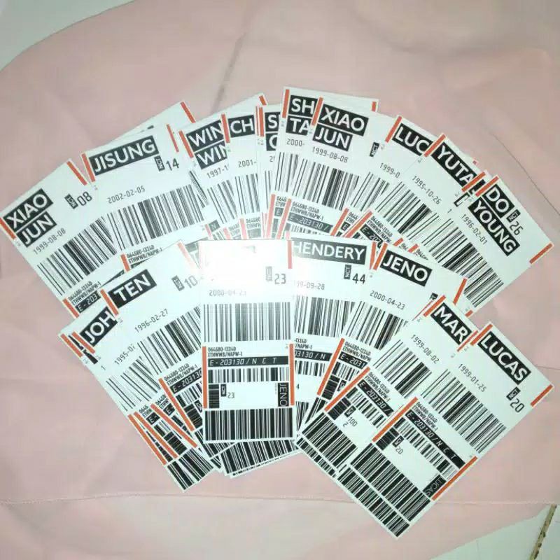 Nct BARCODE MEMBER~ PAPER CASE NCT BARCODE | Shopee Philippines
