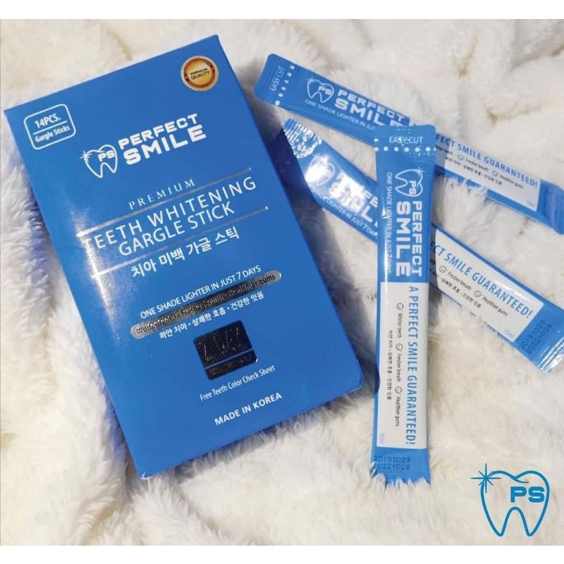 PERFECT SMILE TEETH WHITENING Strips/ Pen/ Gargle Stick/ Toothpaste