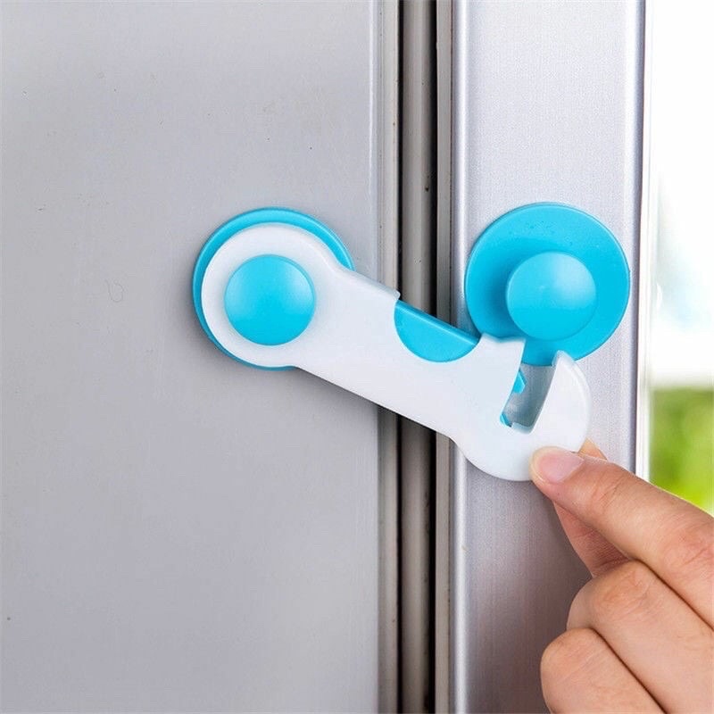 UD Plastic Home Door Drawer Lock Kids Protect Wardrobe Cabinet Door ...