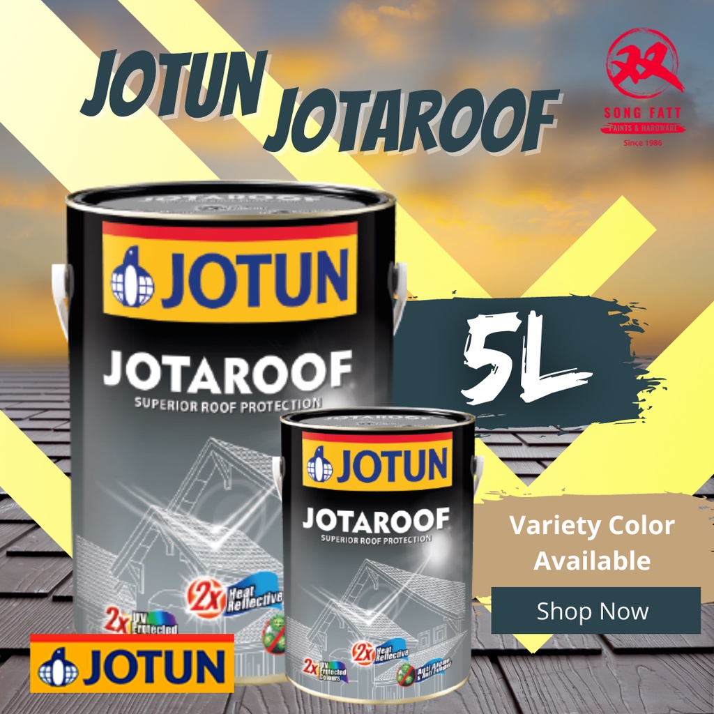 Jotun JOTAROOF (COLOUR) 5L Exterior Roof Paint (Song Fatt)Jotashield ...