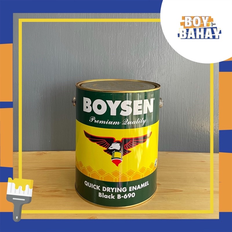 Boysen Quick Drying Enamel Gallon Size (Various Colors For Wood/Metal