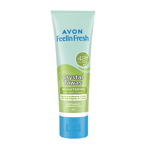 Avon Feelin Fresh Quelch Whitening Crystal Tawas Anti Perspirant 55g