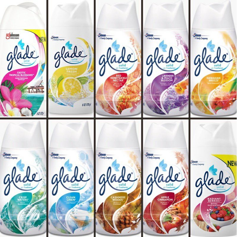 Glade Solid Air Freshener, Clean Linen 6 oz, Air Fresheners
