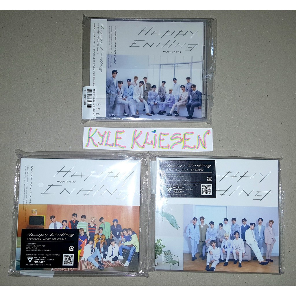 Seventeen Happy Ending (Japanese 1st Single Album)