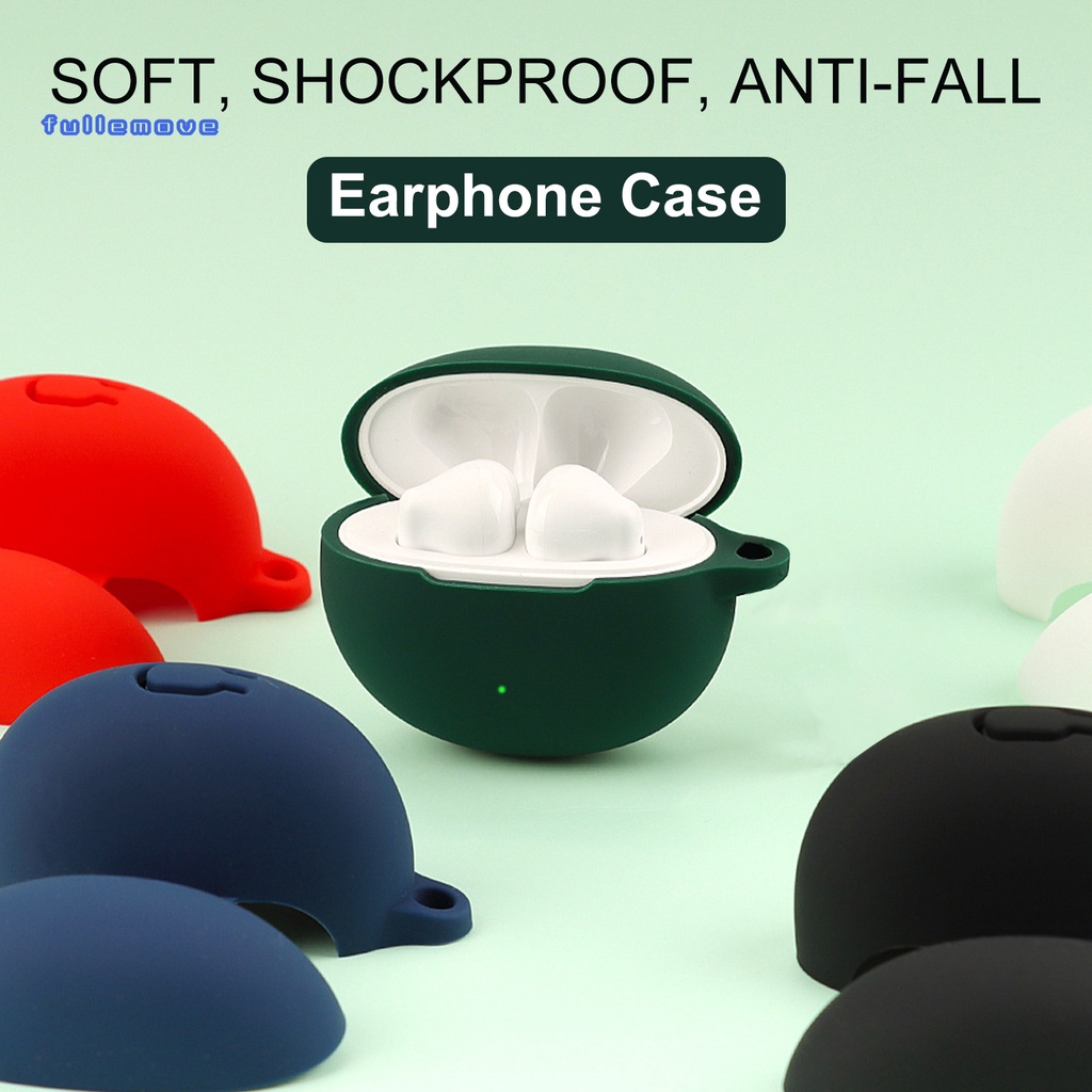 Fm Earphone Case Shockproof Soft Silicone Bluetooth Compatible Earbuds Protective Cover For