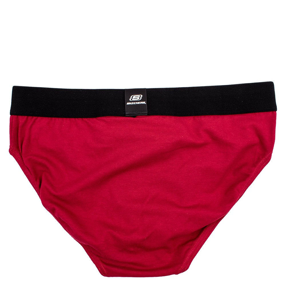 Skechers Underwear Men Hipsterred Brief Maroon Black Shopee