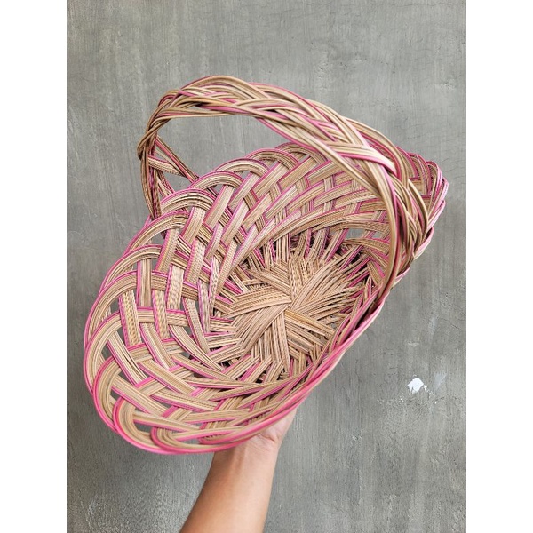 Native Fruit Basket Coco Midrib Colored | Shopee Philippines