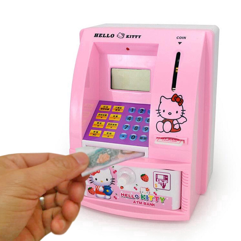 Hello Kitty ATM Mesin Coin Box Money Saving Bank Shopee Philippines