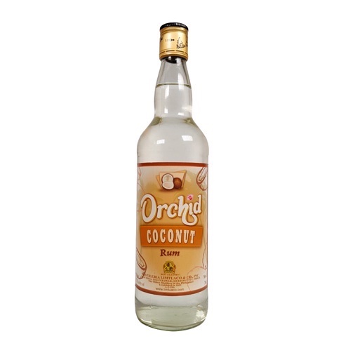 Orchid Coconut Rum 700ml – Smooth, tropical blend with rich coconut ...