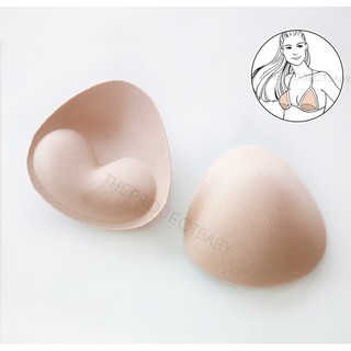 Ultralite Thick Double Push up Swimsuit Bra foam inserts (nude triangle or  bandeau shape)
