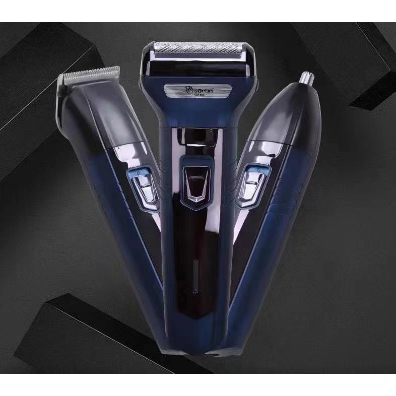 Jk 3in1 Rechargeable Hair Clipper For Men Waterproof Wireless Electric Shaving Beard Nose Ear