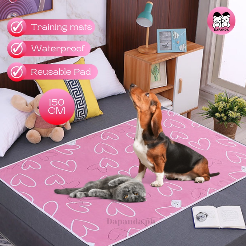 DAPANDA Dog Cat Training Mats Large Reusable Waterproof absorbent Pet