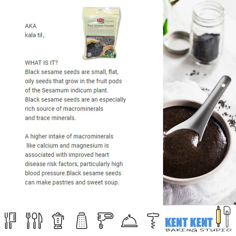 GREEN MAX black sesame powder / serbuk bijan hitam 300g[KENT KENT ...