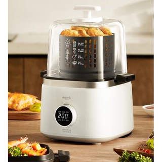 1pc 220v 1300w Visual Air Fryer With 5.5l Large Capacity, Automatic  Cooking, Intelligent Oven For Home Use, French Fries Machine