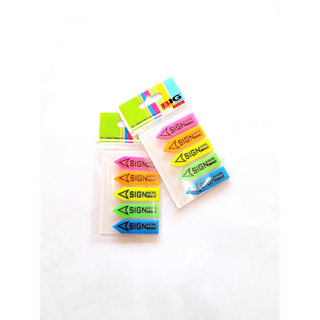 Sticky NOTES/BIG 5W Book Divider SIGN HERE Shopee Philippines