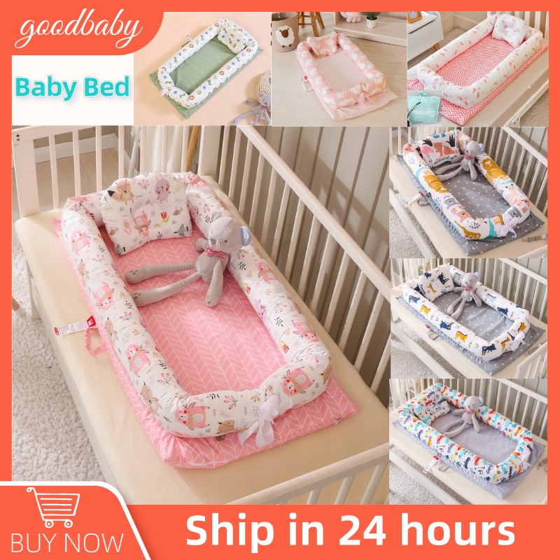 Plastic baby hot sale bed