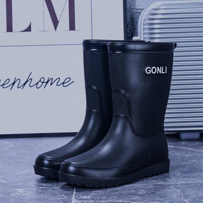 Mataastube ulan boots ng mga tao na hindi magslips na kusina trabaho