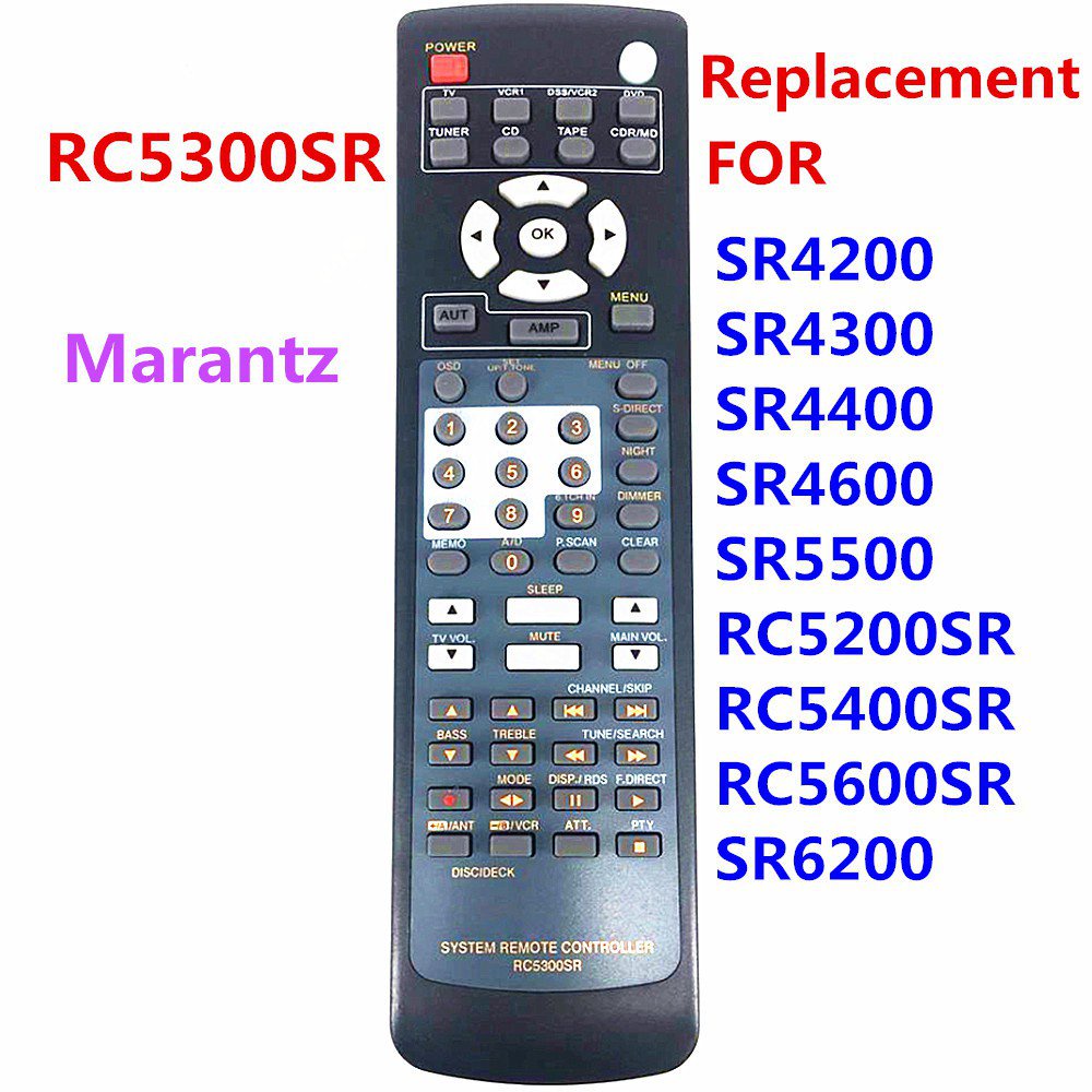 Telecomando Universale Sostitutivo Per Marantz RC5300SR (SR4200, SR4300, SR4400, SR5300)