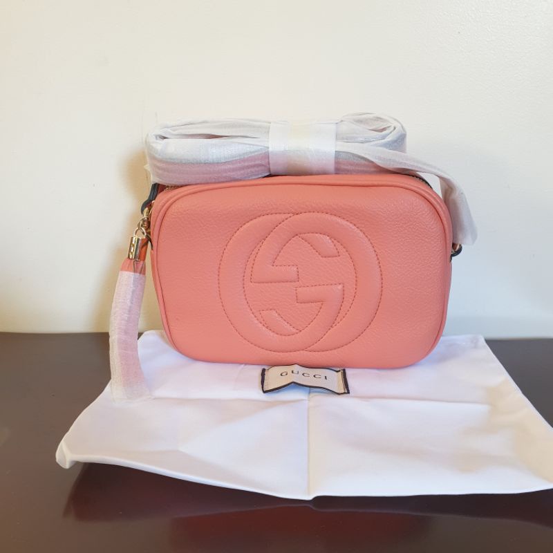 Mirror Gucci Soho camera pomelo color sling bag Shopee Philippines