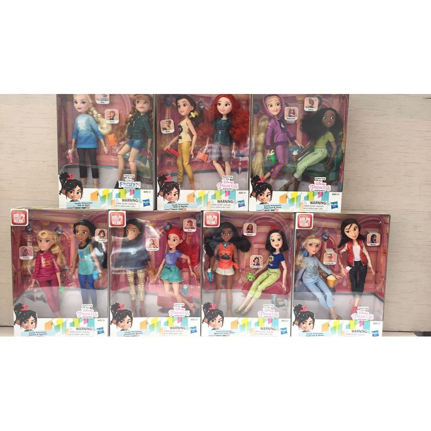 Wreck it ralph 2 disney hot sale princess dolls