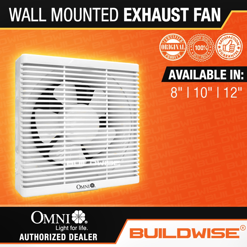 5HtOMNI Wall Mounted Exhaust Fan 8"/10"/12" XFW200/ XFW250/ XFW300