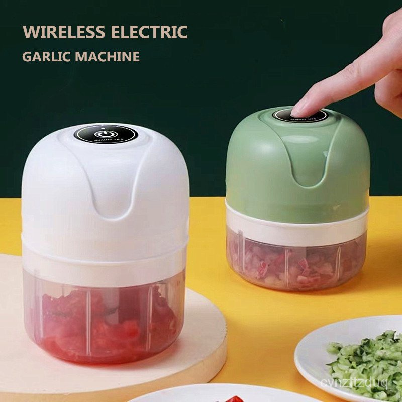 100/250ml Mini USB Electric Garlic Crusher Garlic Press Vegetable Onion  Chili Meat Garlic Chopper Food Processor Kitchen Tools