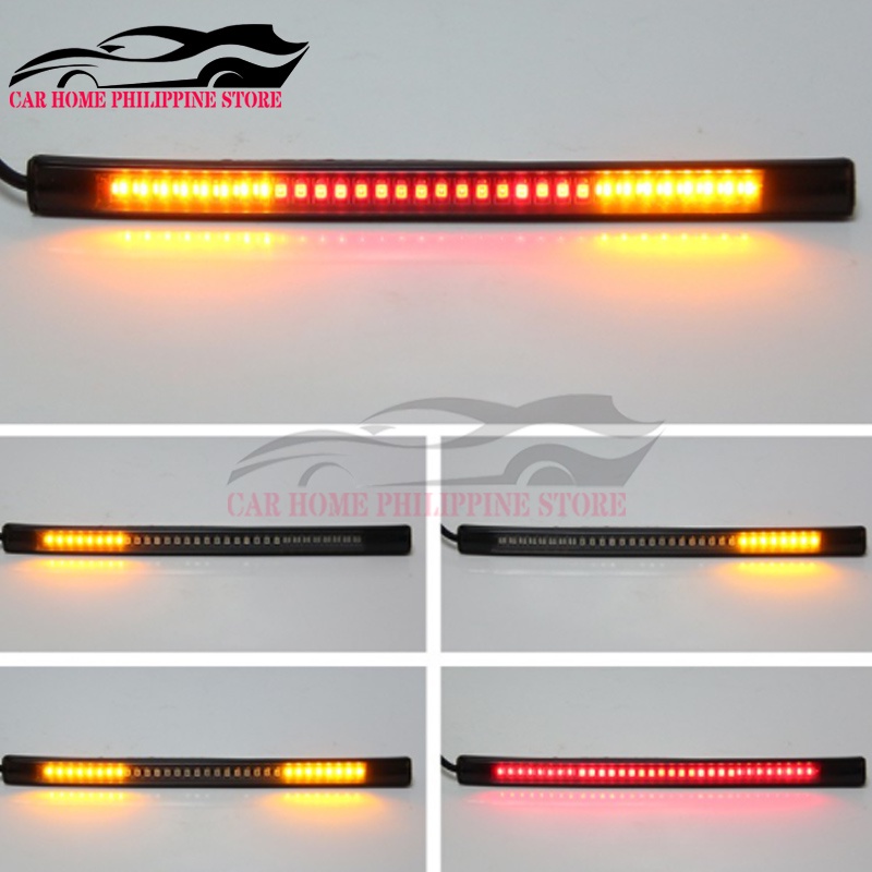 Universal LED Strip Motorcycle Tail Lights With Turn Signals