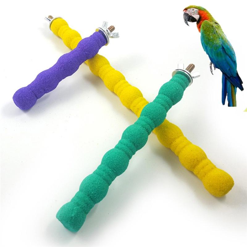 Pet Bird Grinding Claw Parrot Stand Rod Parrot Molar Stick Toys [HU ...