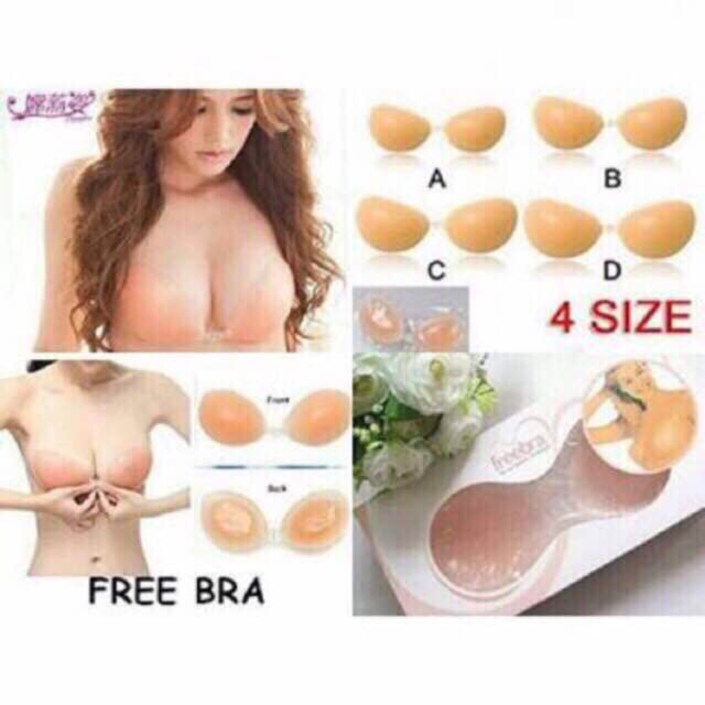 cod. Silicon bra with clear strap.cup A cup B cup C cup D